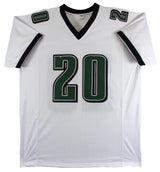 Brian Dawkins Authentic Signed White Pro Style Jersey Autographed BAS Witnessed