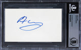 Adam Goldberg Saving Private Ryan Authentic Signed 3x5 Index Card BAS Slabbed 1