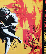 GnR (4) Slash, Reed, McKagan & Sorum Signed Lose Your Illusion I Album Cover BAS