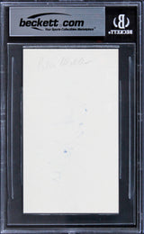 Peter Weller RoboCop Authentic Signed 3x5 Index Card Autographed BAS Slabbed