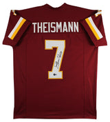 Joe Theismann "83 MVP" Authentic Signed Maroon Pro Style Jersey BAS Witnessed