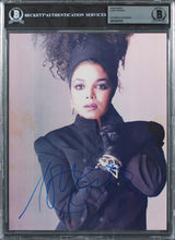 Janet Jackson Authentic Signed 8x10 Photo Autographed BAS Slabbed