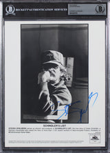 Stephen Spielberg Schindler's List Authentic Signed 8x10 Photo BAS Slabbed