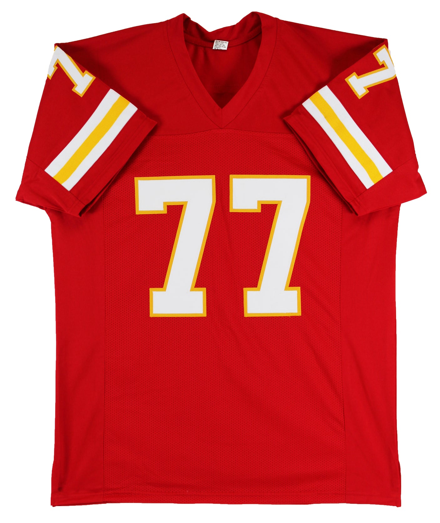 Willie Roaf "HOF 12" Authentic Signed Red Pro Style Jersey BAS Witnessed