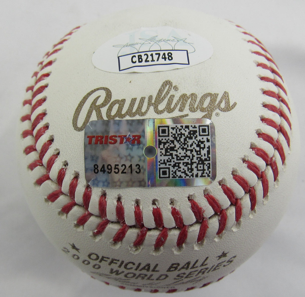 Roger Clemens 2000 World Series Signed Auto Rawlings Baseball JSA CB21748
