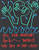 Ari Lehman "3x Inscribed" Signed 11x14 Canvas Hand-Drawn Sketch BAS Wit #WF59864