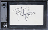 Billy Zane Titanic Authentic Signed 3x5 Index Card Autographed BAS Slabbed
