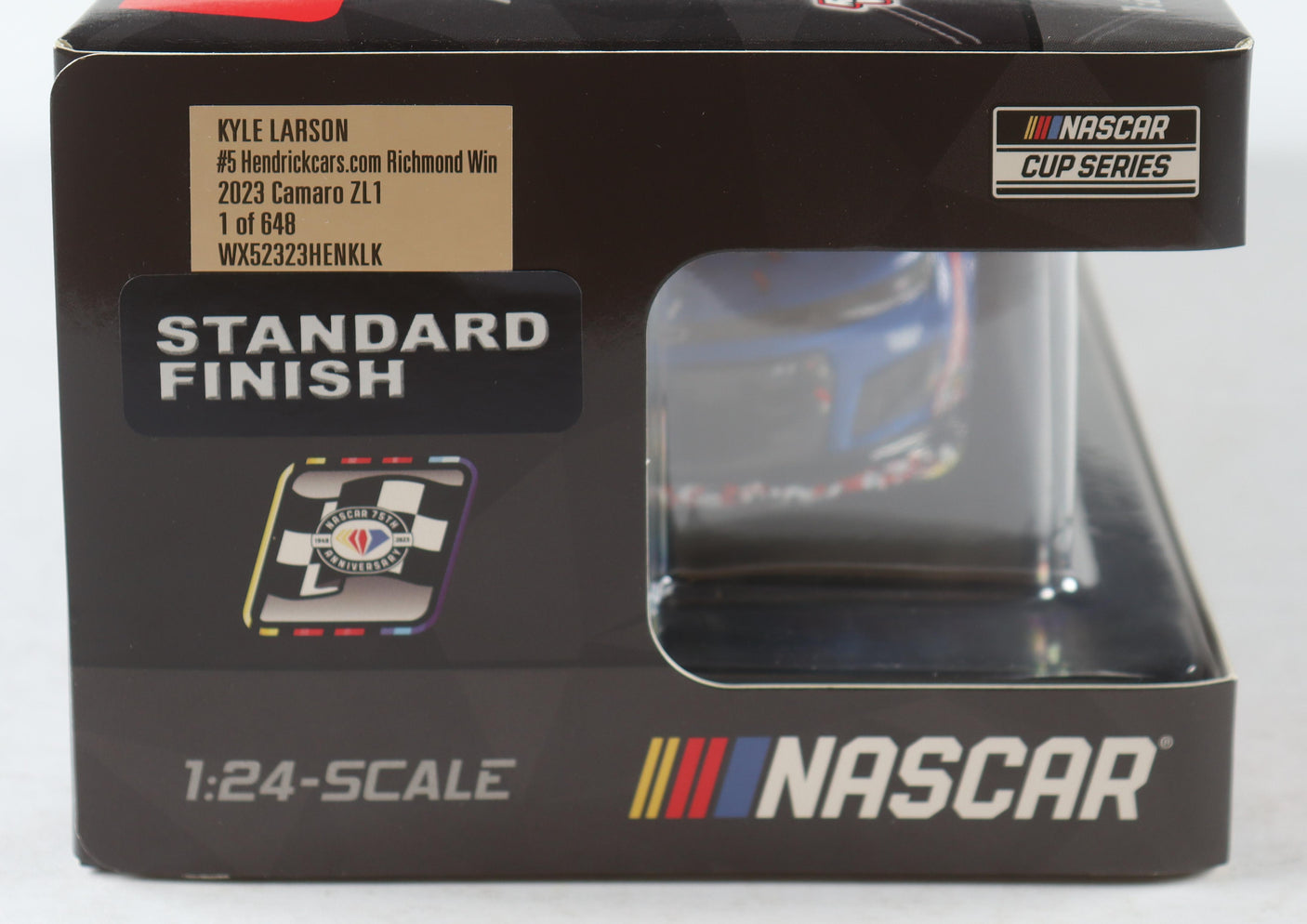 Kyle Larson Signed 2023 Richmond Win Diecast Car 1:24 | HendrickCars.com Raced Version (Limited Edition)