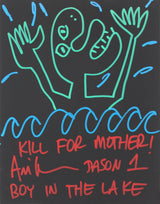 Ari Lehman "3x Inscribed" Signed 11x14 Canvas Hand-Drawn Sketch BAS Wit #WF59862