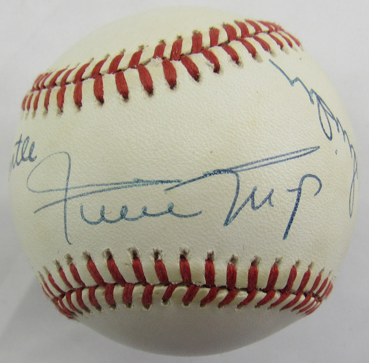Mickey Mantle Willie Mays Duke Snider Signed Auto Autograph Rawlings Baseball JSA BB03911