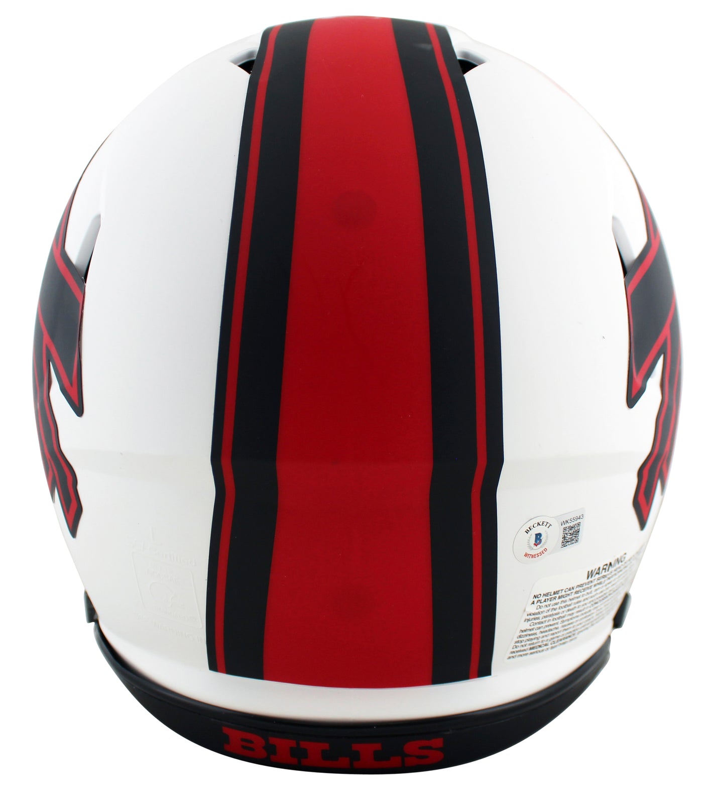 Bills Stefon Diggs Authentic Signed Lunar Full Size Speed Proline Helmet BAS Wit