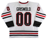 Chevy Chase Beat me off - Clark Griswold Authentic Signed Hockey Jersey BAS Wit