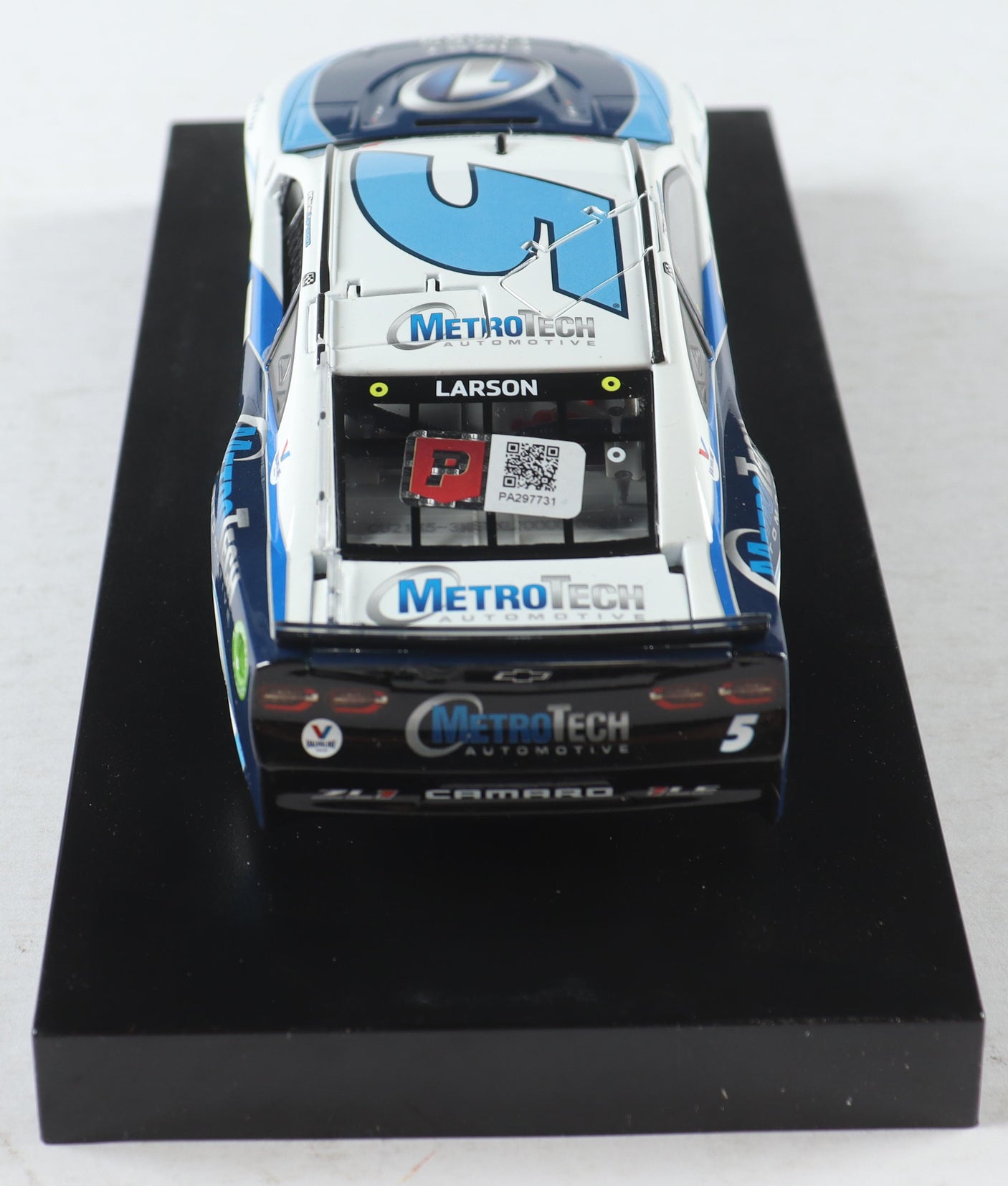 Kyle Larson Autographed 2021 NASCAR #5 MetroTech 1:24 Diecast Car (Limited Edition)
