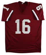 Stanford Jim Plunkett "Heisman 70" Authentic Signed Red Jersey BAS Witnessed