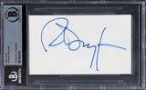 Richard Dreyfuss Jaws Authentic Signed 3x5 Index Card Autographed BAS Slabbed