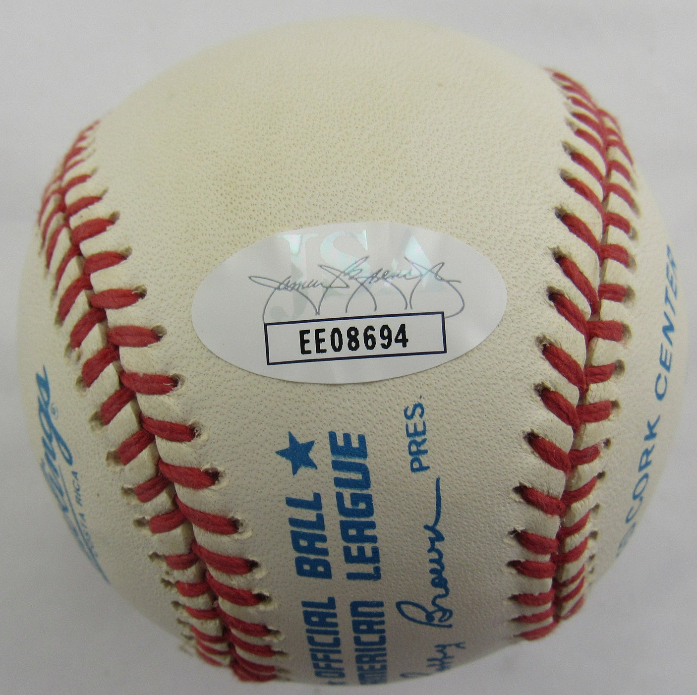 Frank Crosetti Signed Auto Autograph Rawlings Baseball JSA EE08694