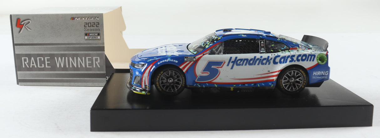 Kyle Larson Signed 2022 Auto Club Win Diecast | 1:24 Raced Version | Limited Edition