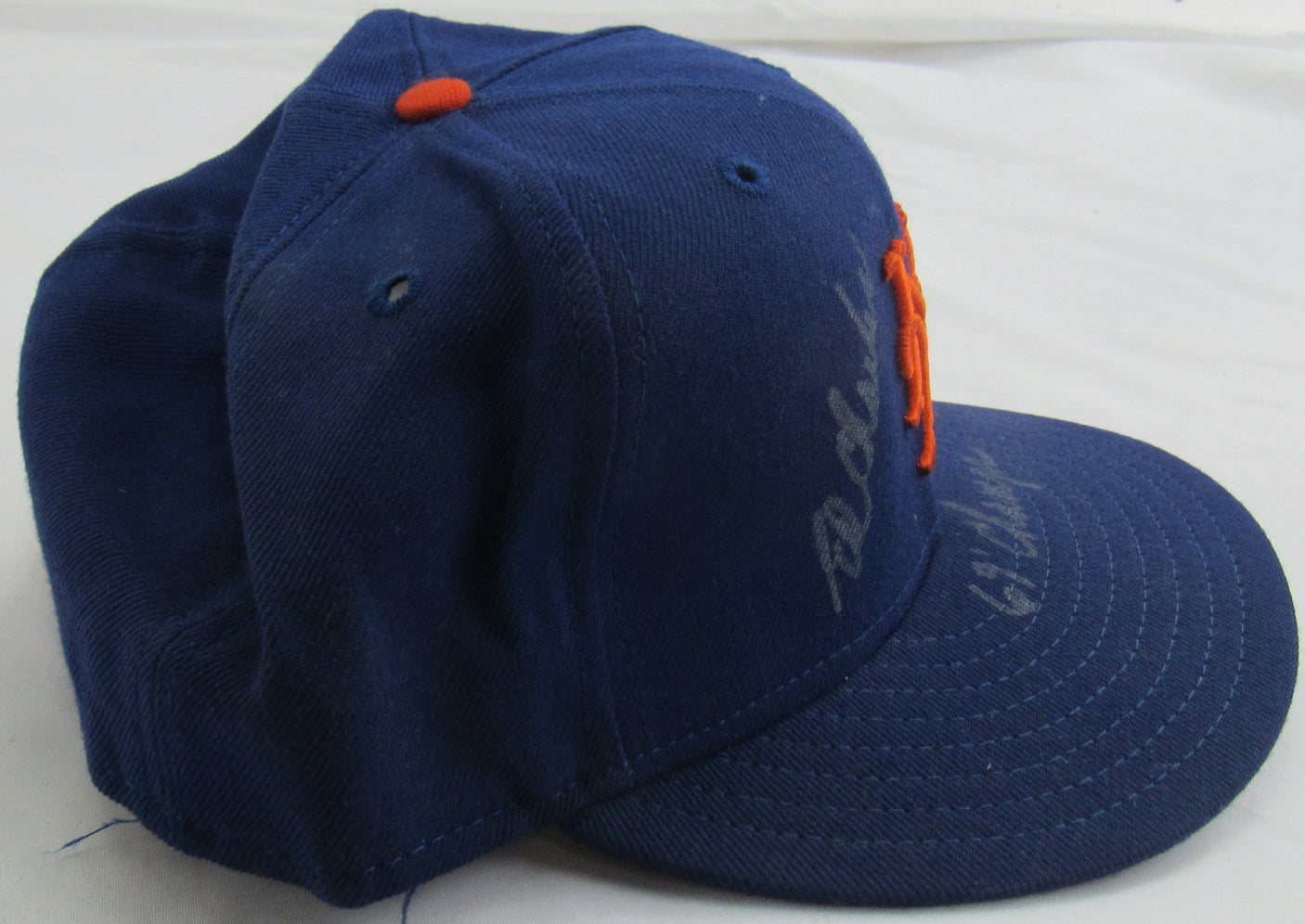 Ed Charles Signed Mets Auto Hat JSA CI59554