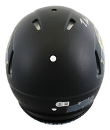 Colorado Travis Hunter "24 HT" Signed Black Full Size Speed Proline Helmet BAS W