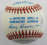 Allie Reynolds Signed Auto Autograph Rawlings Baseball JSA EE08697