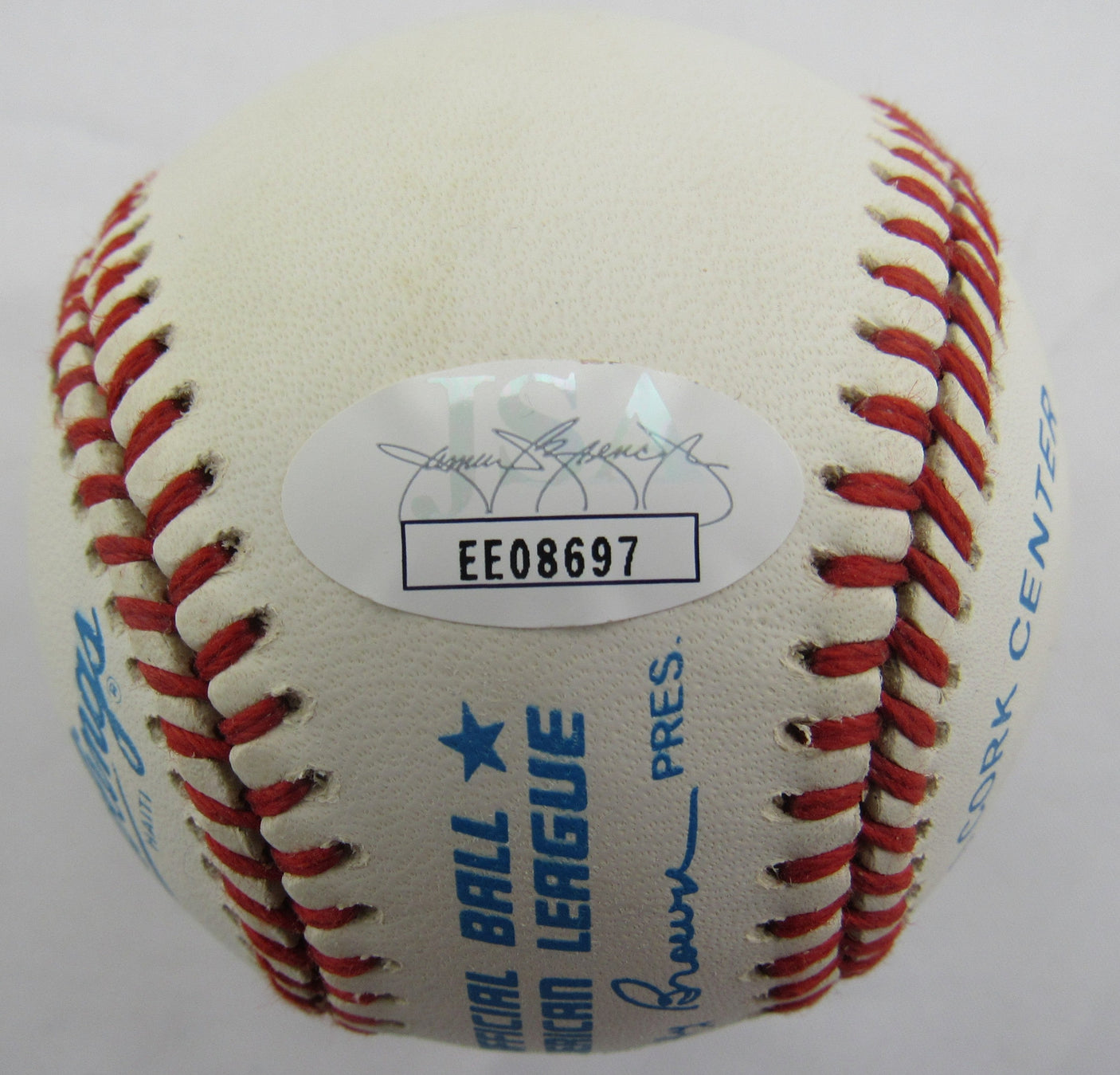 Allie Reynolds Signed Auto Autograph Rawlings Baseball JSA EE08697