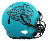 Jaguars Travis Hunter Signed Rave Full Size Speed Proline Helmet BAS Witnessed