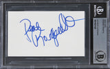 Rosanna Arquette Pulp Fiction Authentic Signed 3x5 Index Card BAS Slabbed 3