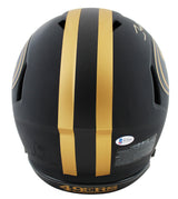 49ers Jerry Rice Signed Eclipse Full Size Speed Proline Helmet BAS Witnessed