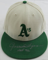 Rollie Fingers Signed A's Athletics Auto Hat JSA CI59548