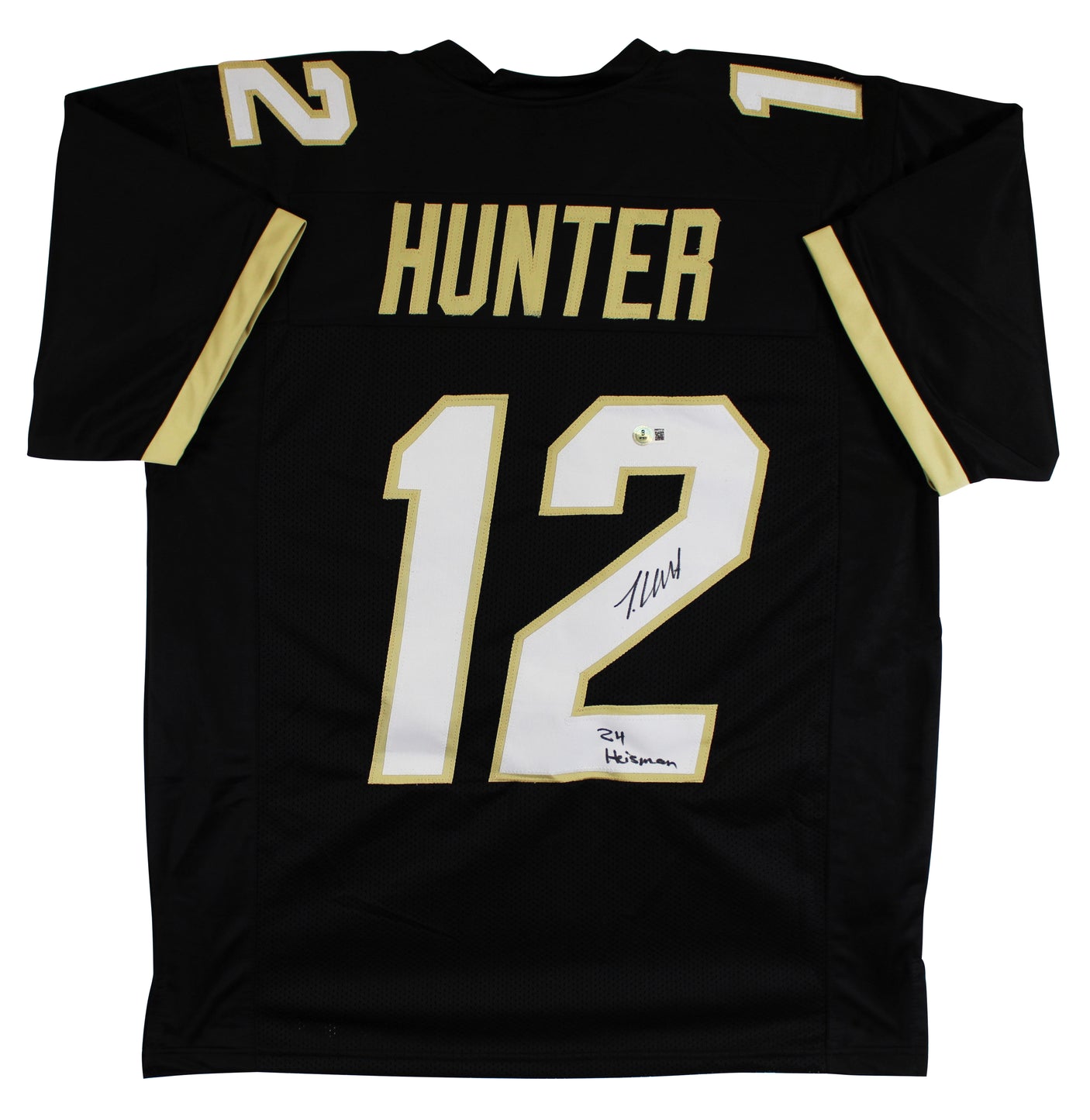 Colorado Travis Hunter "24 Heisman" Signed Black Pro Style Jersey BAS Witnessed