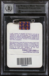 Jose Maria Olazabal Signed 1994 Masters Augusta Golf Club Badge Auto 10 BAS Slab