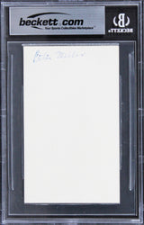 Peter Weller RoboCop Authentic Signed 3x5 Index Card Autographed BAS Slabbed