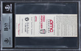 Royals George Brett "3000" Authentic Signed Sep 30, 1992 Ticket Stub BAS Slabbed