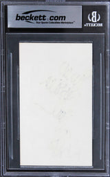 Sarah Jessica Parker Sex And The City "Peace" Signed 3x5 Index Card BAS Slab 2