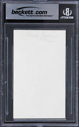 Sarah Jessica Parker Sex And The City Signed 3x5 Index Card BAS Slab 4