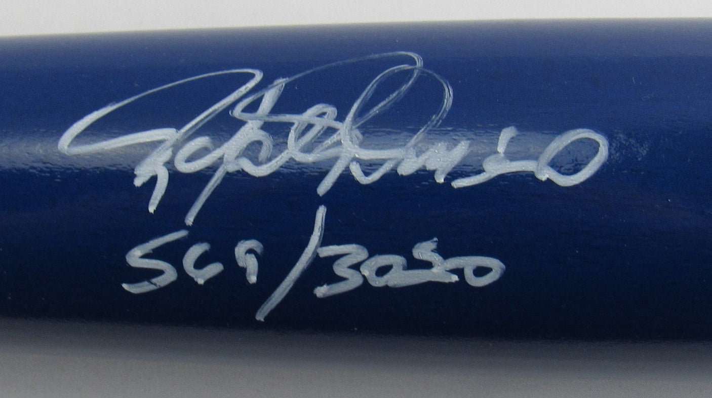 Rafael Palmeiro Signed Cooperstown LE Model Baseball Bat JSA Witness COA