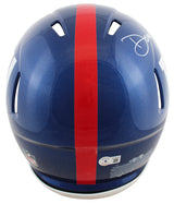 Giants Daniel Jones Authentic Signed Full Size Speed Proline Helmet BAS Witness