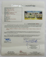500 Home Run Club Signed Poster JSA LOA ZZ29119 - Mickey Mantle + 8 Others.