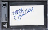 Paula Abdul American Idol "xoxo" Authentic Signed 3x5 Index Card BAS Slabbed 2
