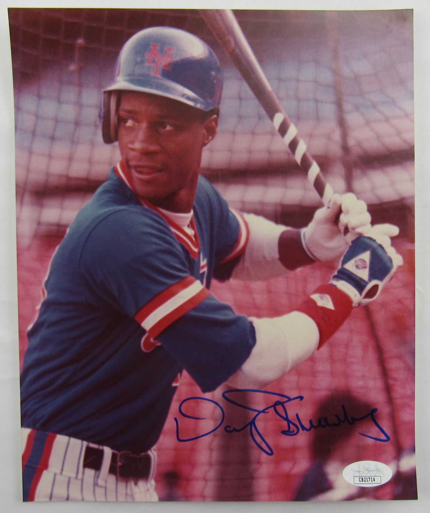 Darryl Strawberry Signed Auto Autograph 8x10 Photo JSA CB21714