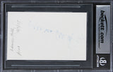 Lauren Holly Dumb and Dumber Authentic Signed 3x5 Index Card BAS Slabbed 1
