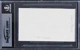 Howie Mandel Deal or No Deal Authentic Signed 3x5 Index Card BAS Slabbed