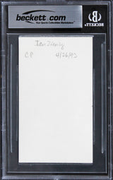 Ian Ziering Beverly Hills 90210 Authentic Signed 3x5 Index Card BAS Slabbed 1