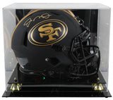 49ers Joe Montana Signed Eclipse Full Size Speed Proline Helmet w/ Case BAS Wit