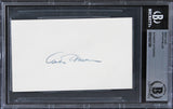 Arthur Miller The Crucible Authentic Signed 3x5 Index Card BAS Slabbed
