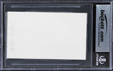 Arthur Miller The Crucible Authentic Signed 3x5 Index Card BAS Slabbed