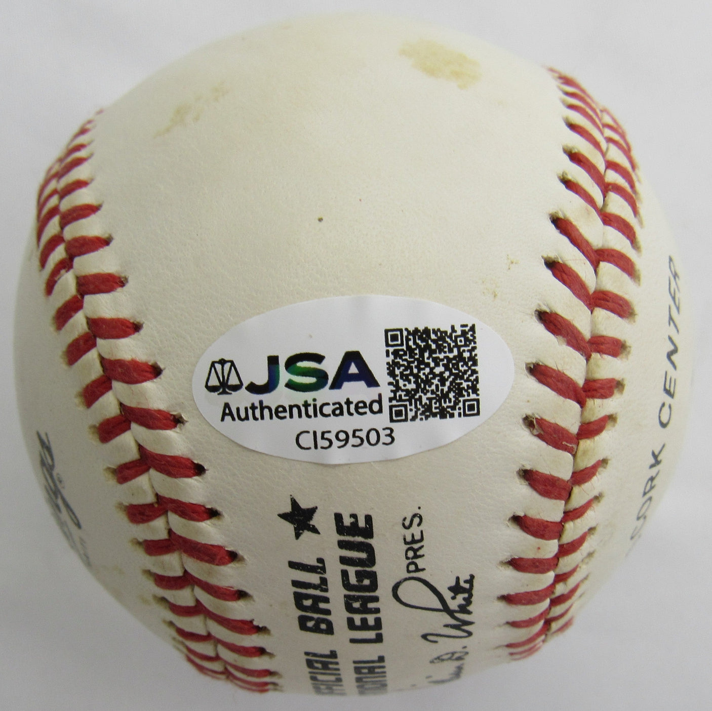 Tony Gwynn Signed Auto Baseball JSA CI59503