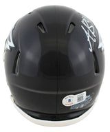 Eagles A.J. Brown Authentic Signed Alt 2022 Speed Mini Helmet BAS Witnessed
