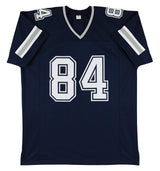 Jay Novacek Authentic Signed Navy Blue Pro Style Jersey Autographed BAS Witness