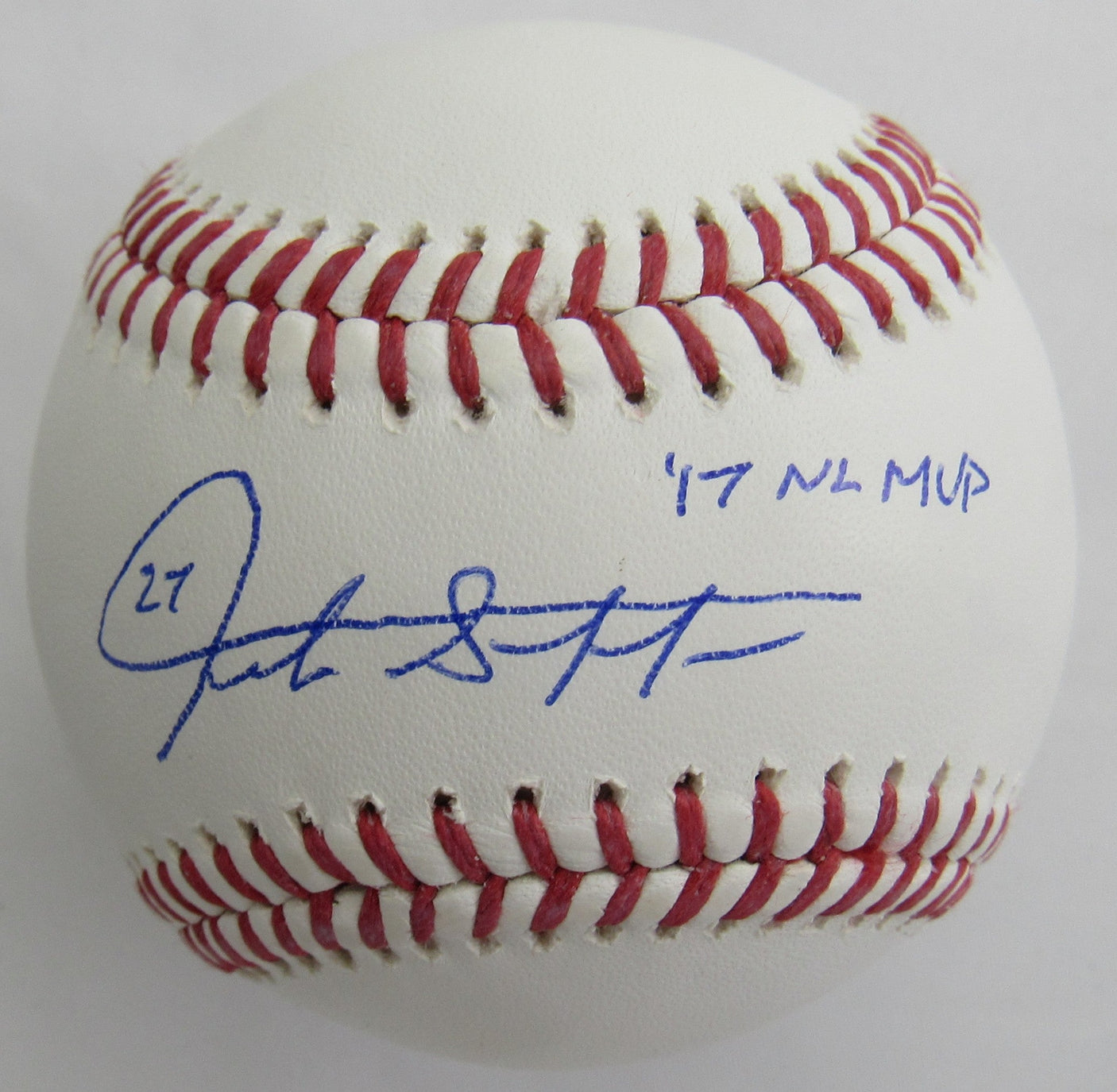 Giancarlo Stanton Signed Auto Baseball JSA CI59594